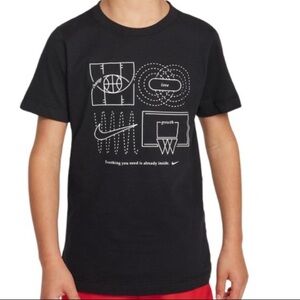 NWT Nike Boys‎ Dri- Fit Performance Material T-Shirt Culture of Basketball